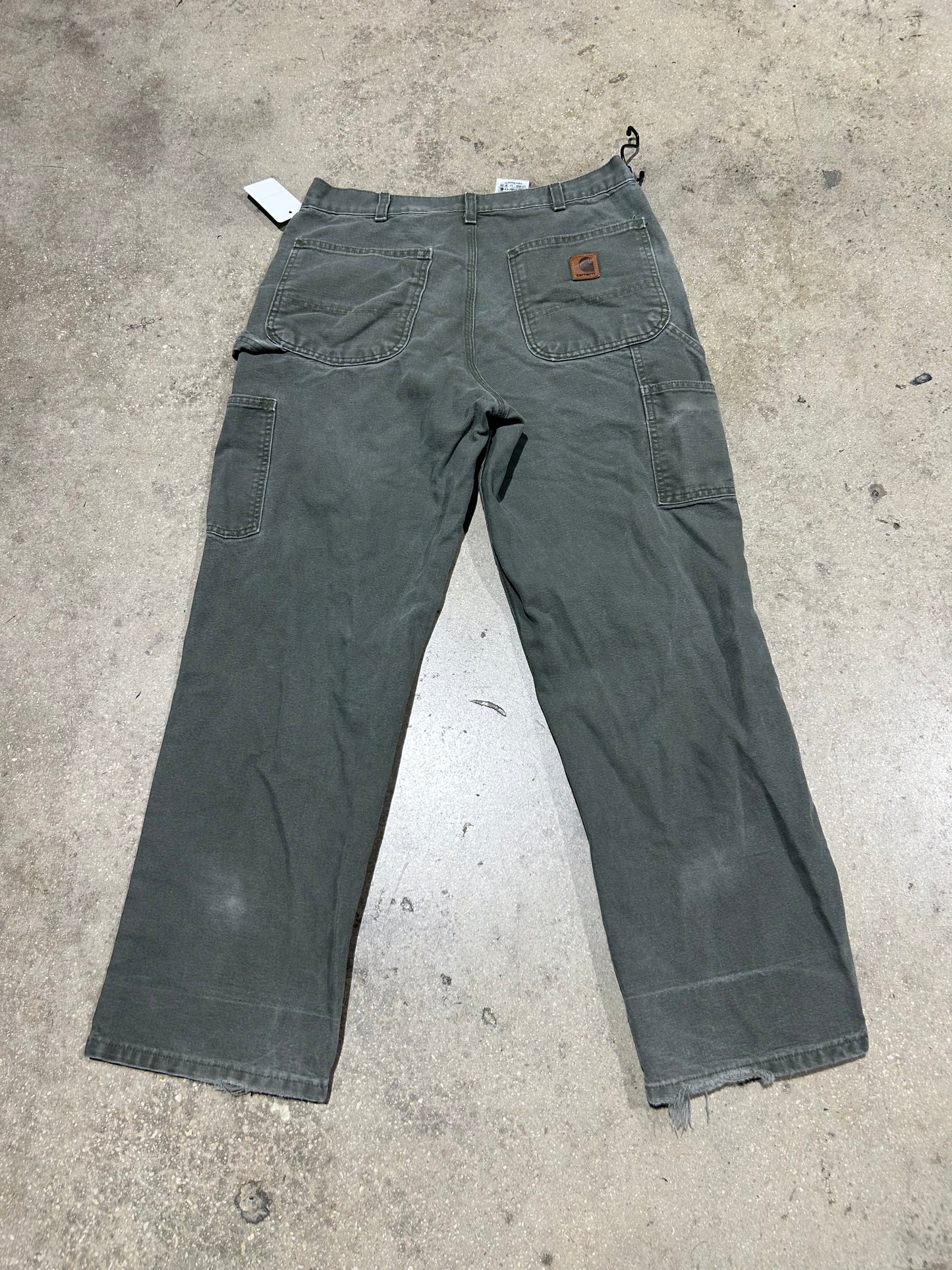 Carhartt Carpenter Pants - Olive Size 32x30