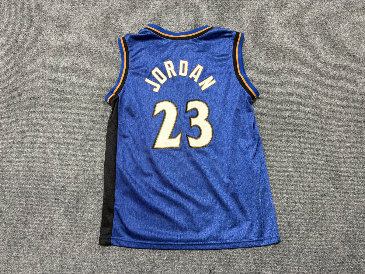 Kids Wizards #23 Jordan Jersey - Blue Size Youth Medium