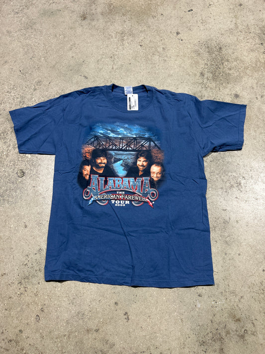 2003 Alabama Tour Tee - Blue Size XL