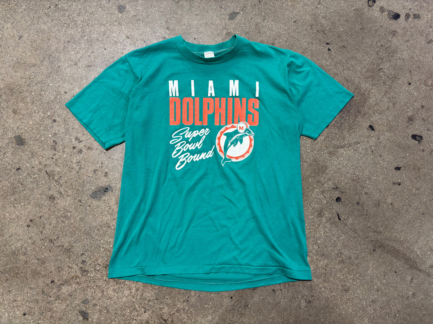 Miami Dolphins Super Bowl Bound Tee - Teal Size Large