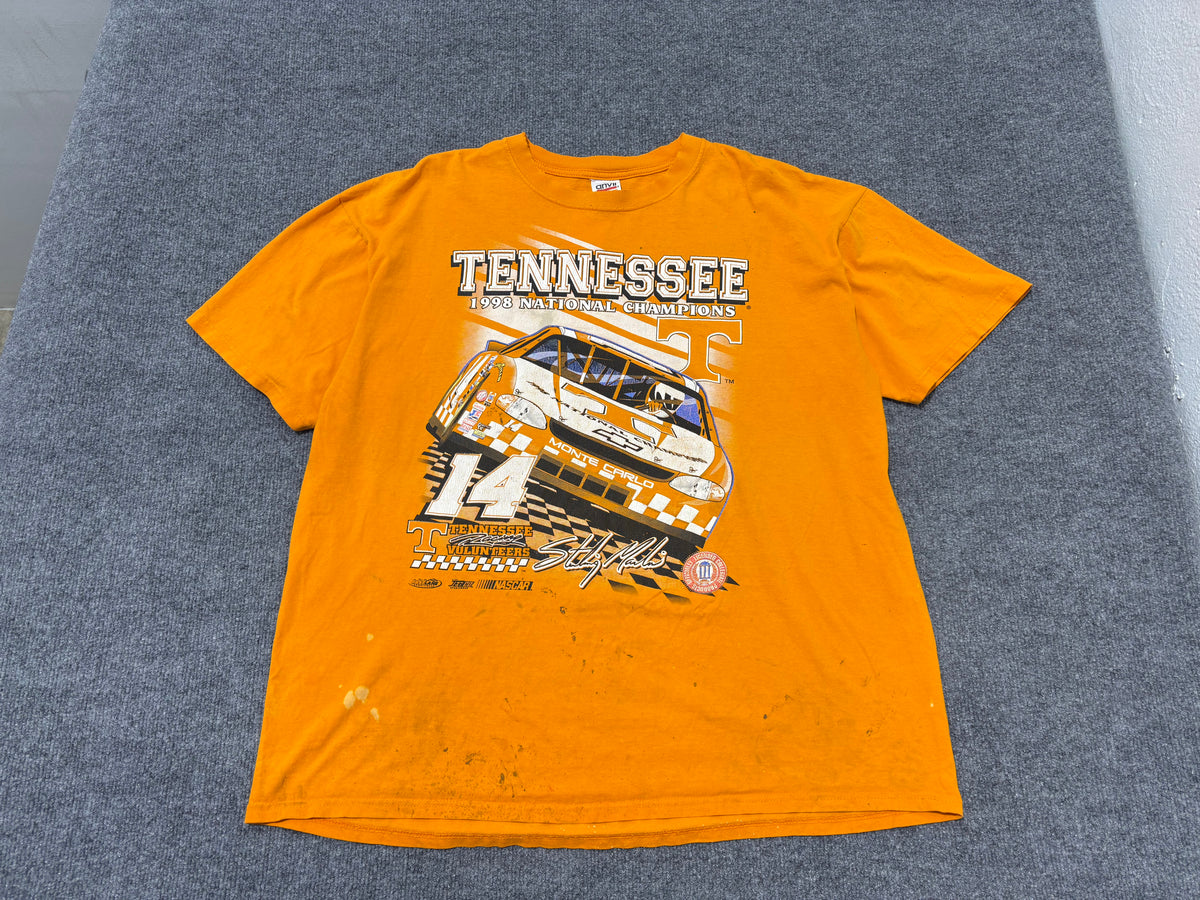 1998 Tennessee Volunteers Nascar Tee - Orange Size XXL