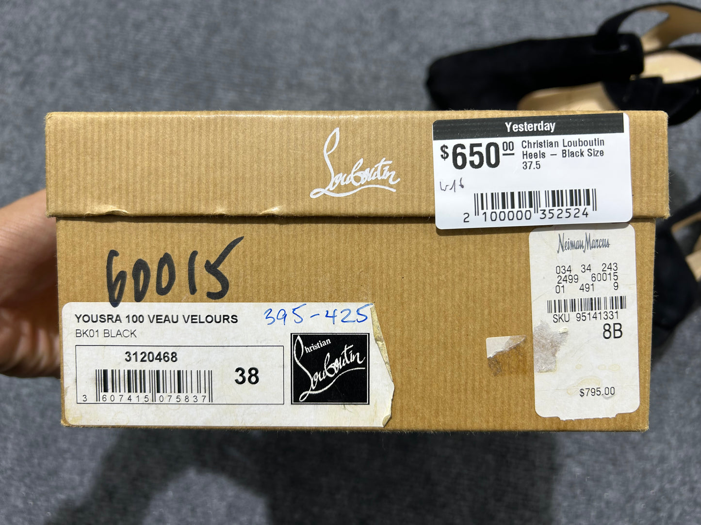 Christian Louboutin Heels - Black Size 37.5