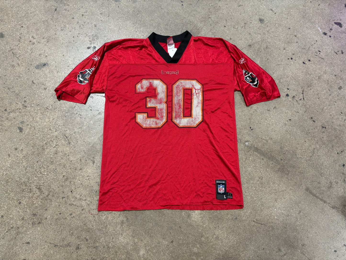 Tampa Bay Buccaneers #30 Garner Jersey - Red Size Large