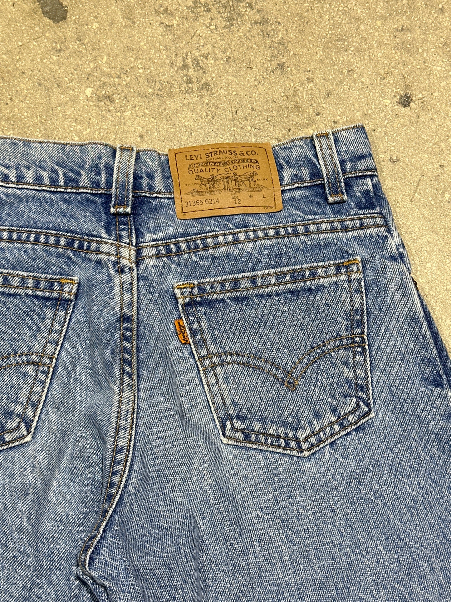 Levis Orange Tab Denim Jeans - Blue Size 12x26