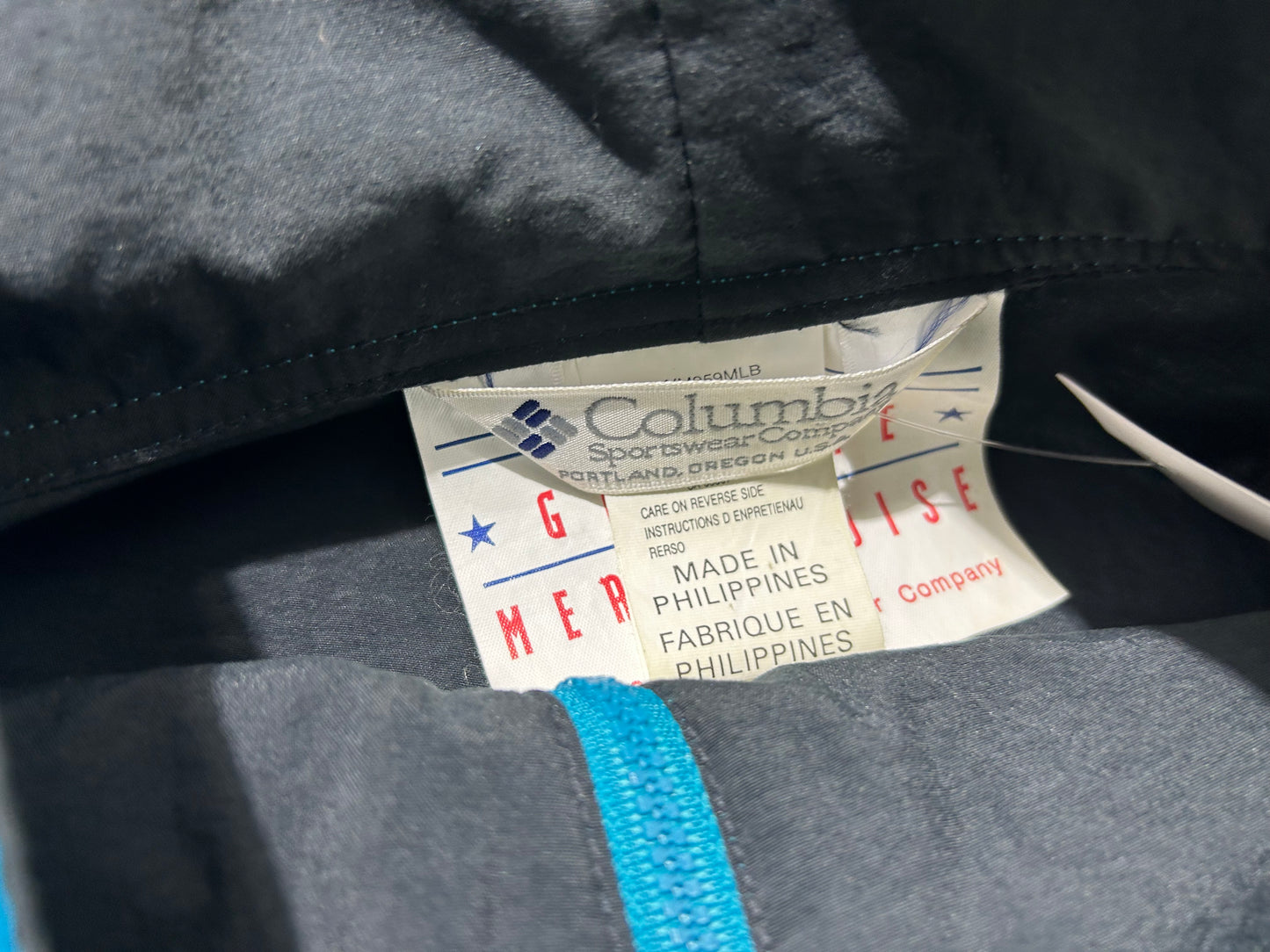 Florida Marlins Columbia Windbreaker Jacket - Teal/Black Size XL