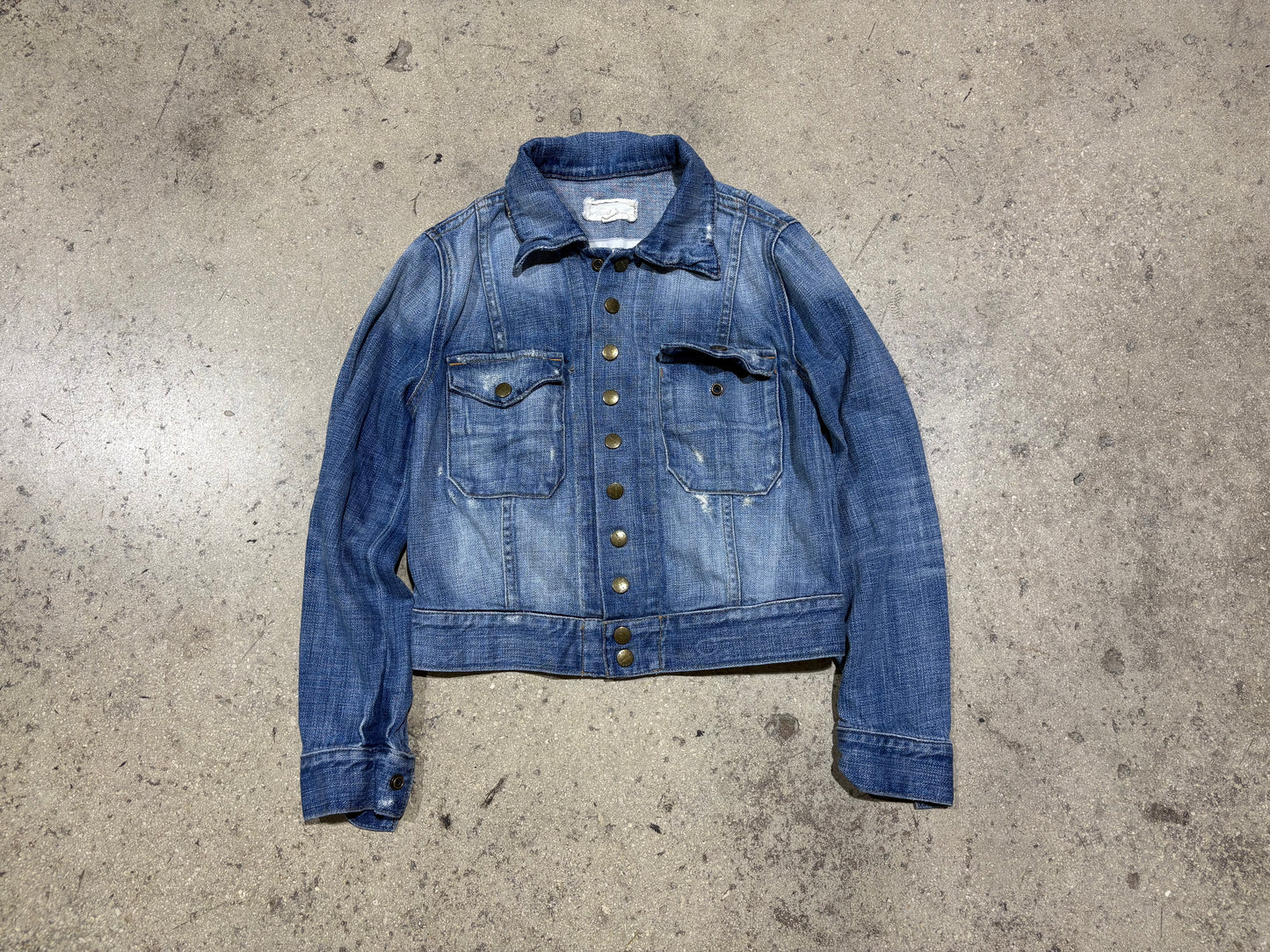 Womens Current Elliot Denim Jean Jacket - Blue Size 0