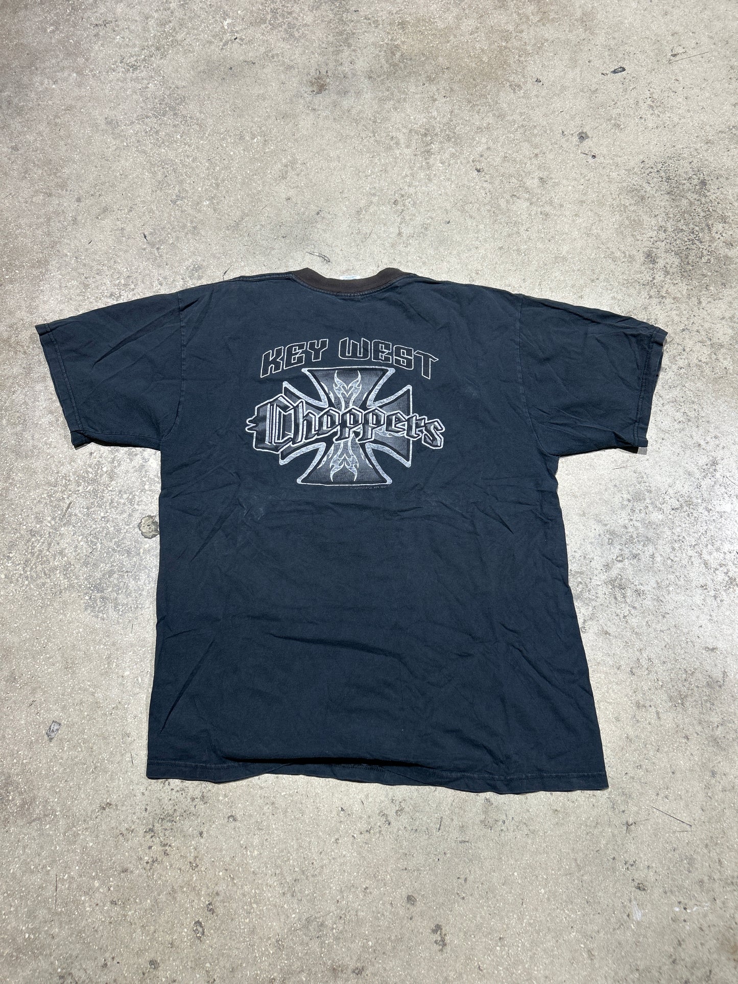 Key West Choppers Tee - Black Size XL