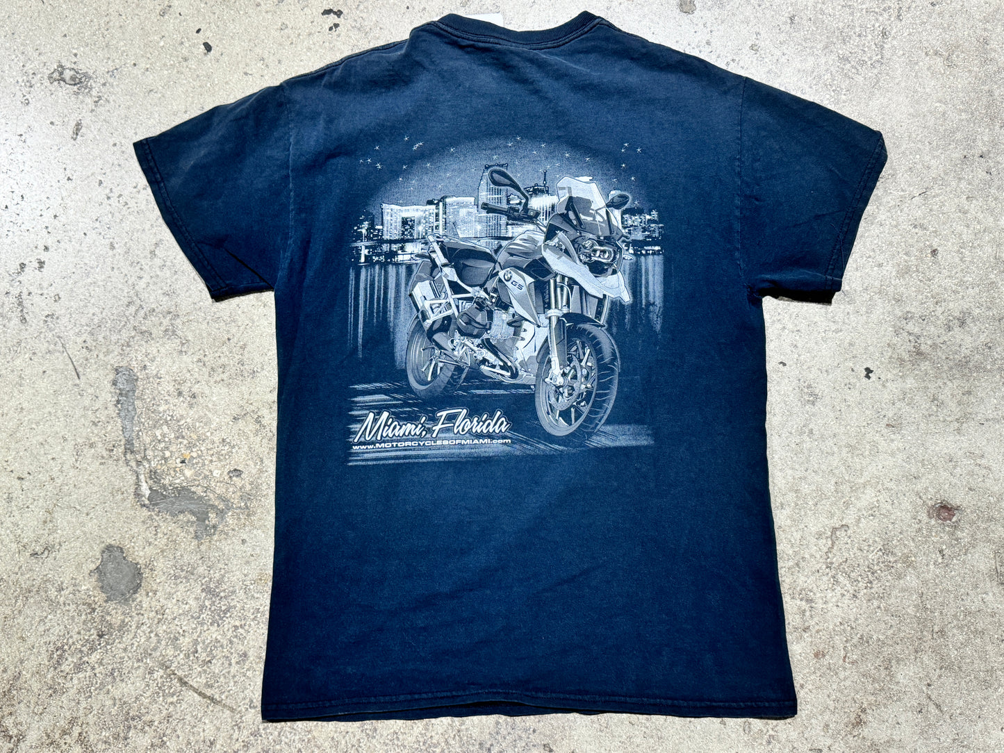 BMW Motorcycles of Miami Tee - Black Size Medium