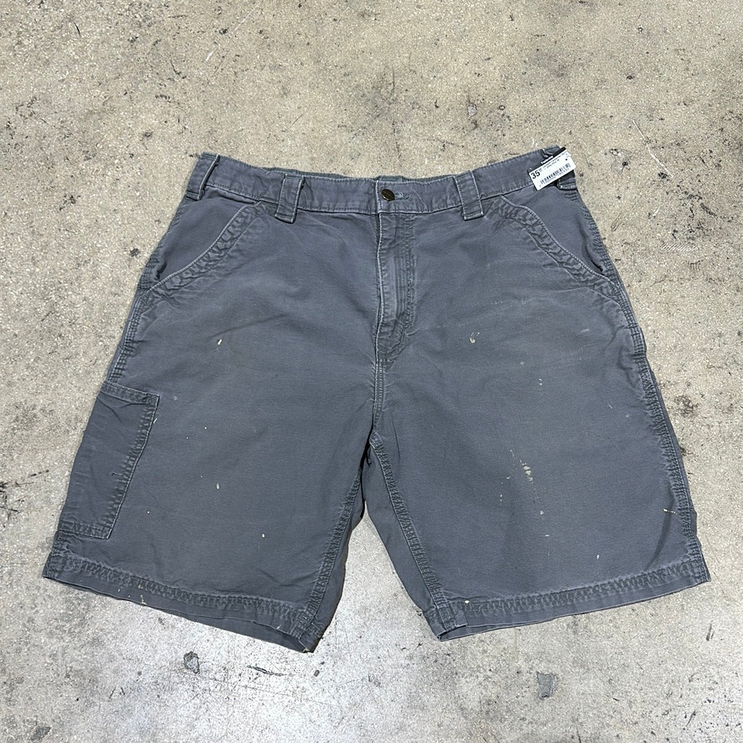 Carhartt Carpenter Shorts - Grey Size 36