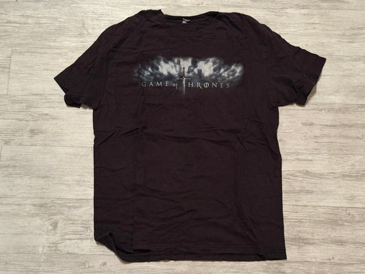HBO Game Of Thrones Sword Tee - Black Size Large
