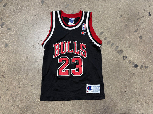 Kids Chicago Bulls Michael Jordan Jersey - Black Size Youth Small 6-8