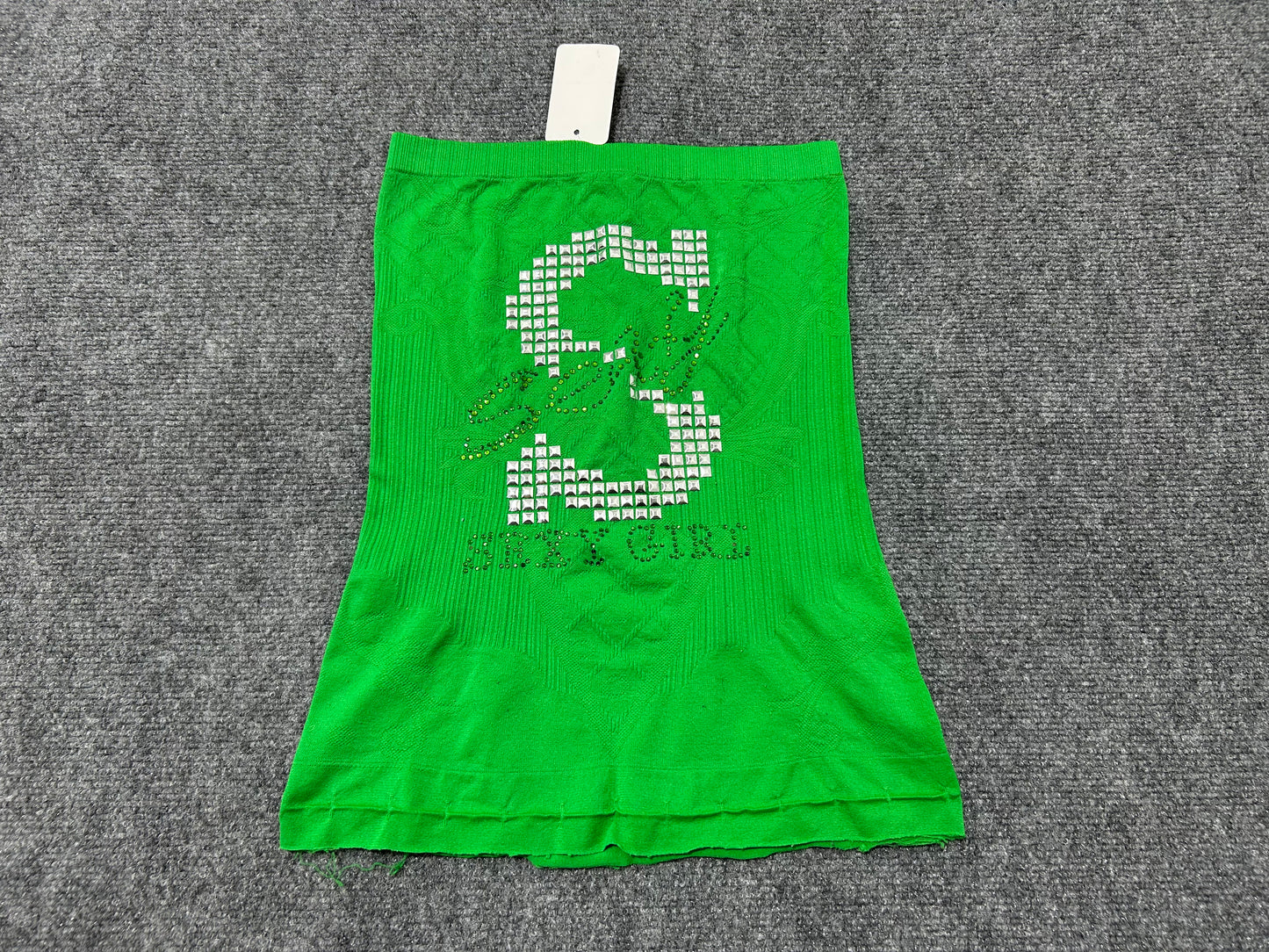 Summer Dream Studded Sexy Girl Tube Top - Green One Size