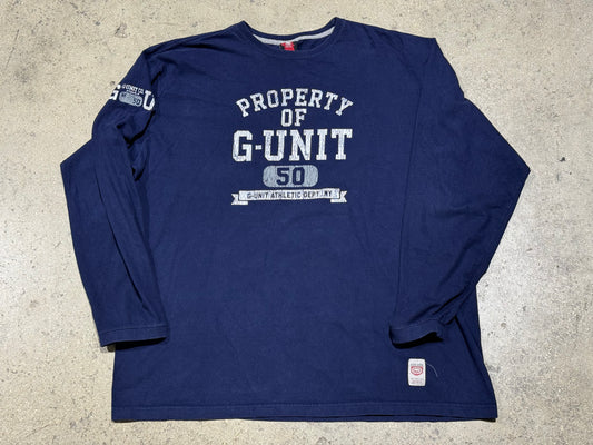 Ecko G Unit Property Of Longsleeve Tee - Navy Size XXL