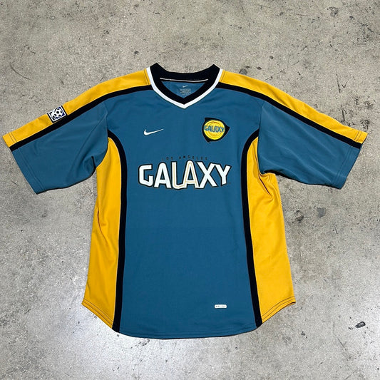 Nike L.A. Galaxy 00/02 Home Jersey - Teal Size Small