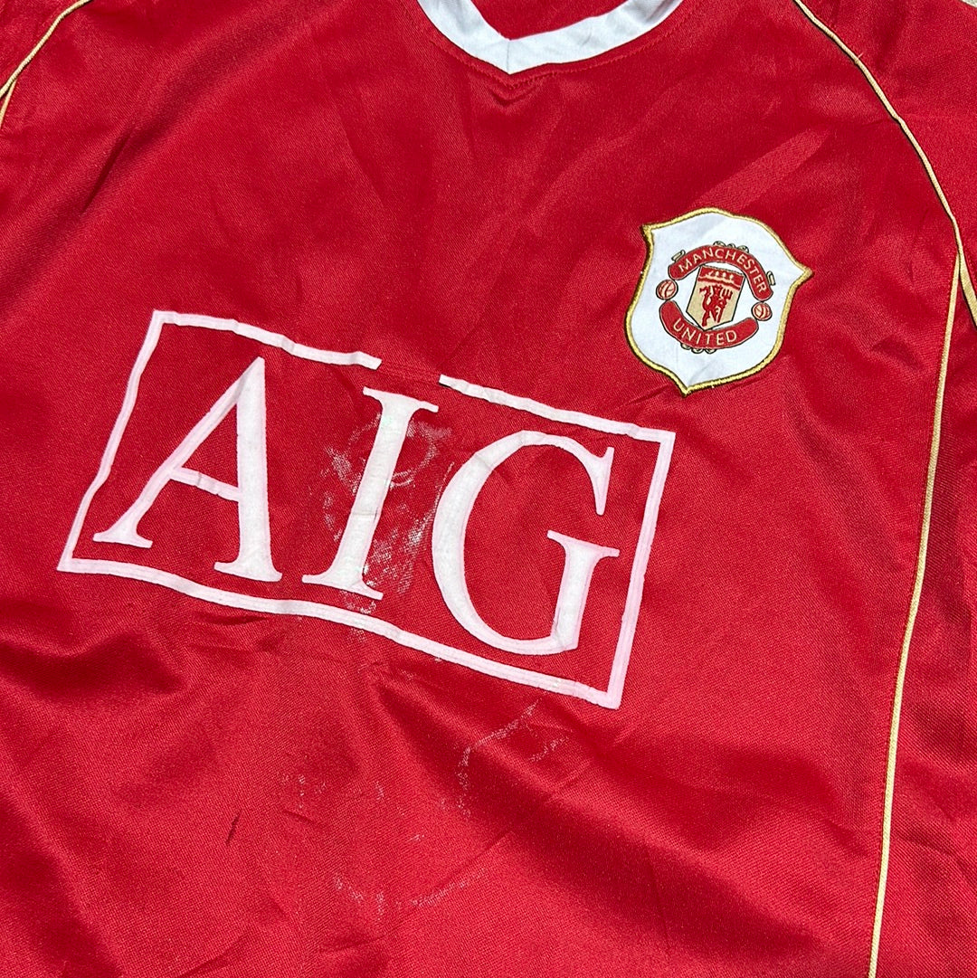 Manchester United #9 Jersey - Red Size Large