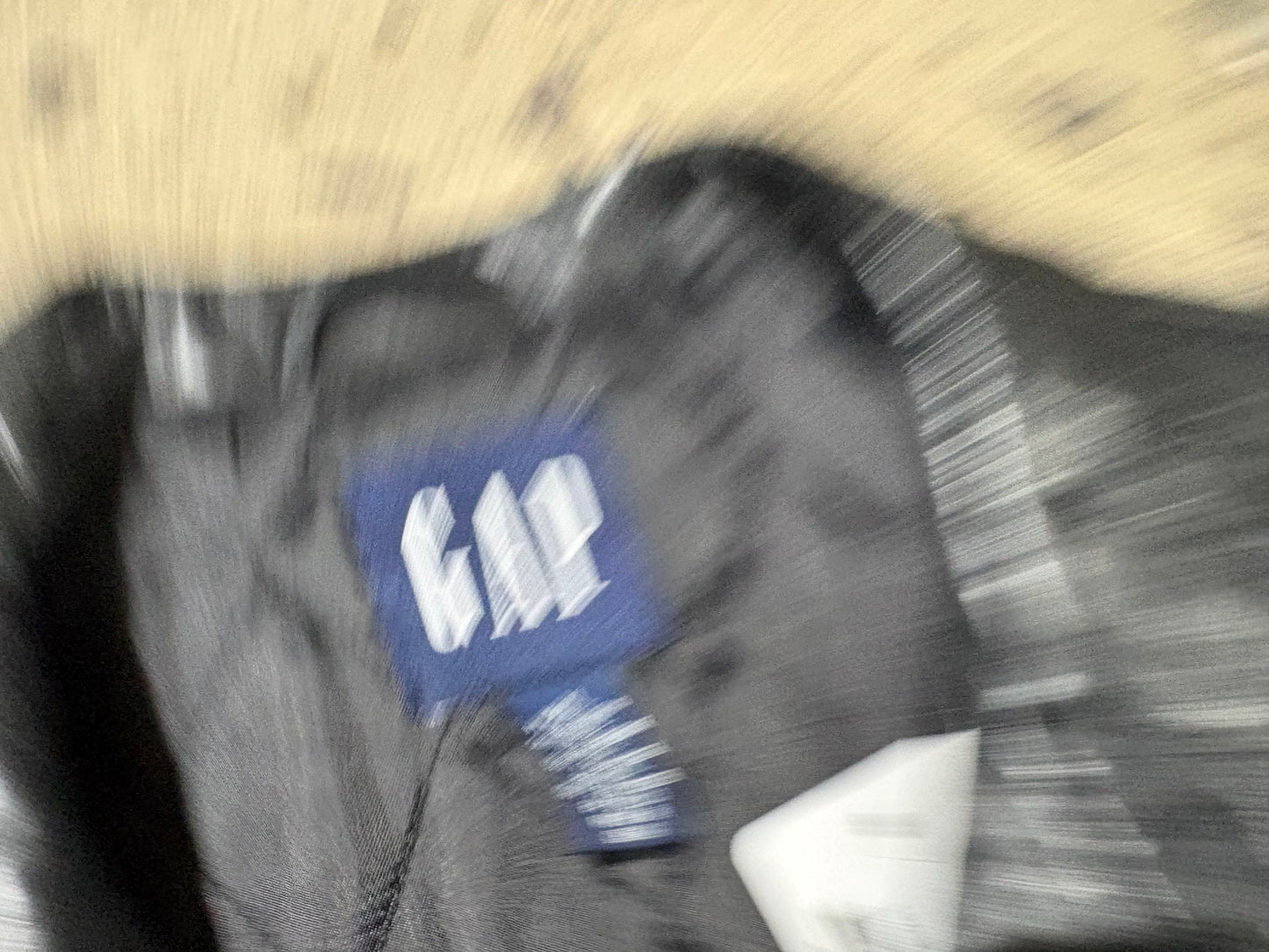 90s Gap Leather Jacket - Black Size XL