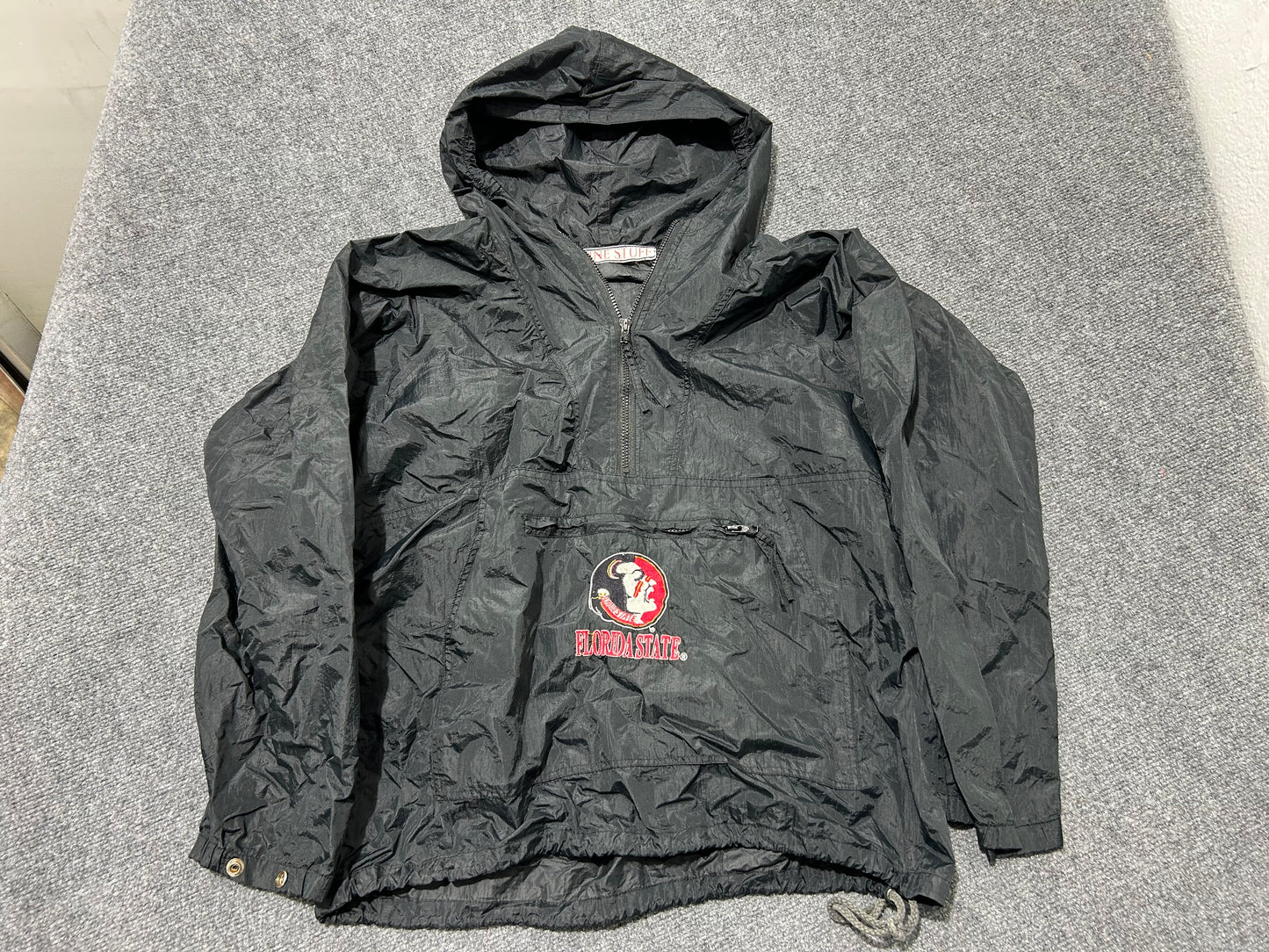 Thin FSU Windbreaker - Black Size XL
