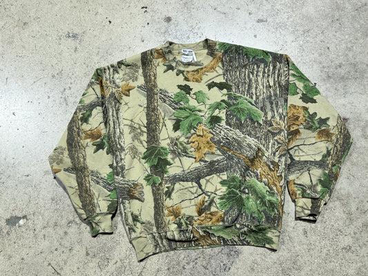 Realtree Tree Crewneck - Camo Size XL