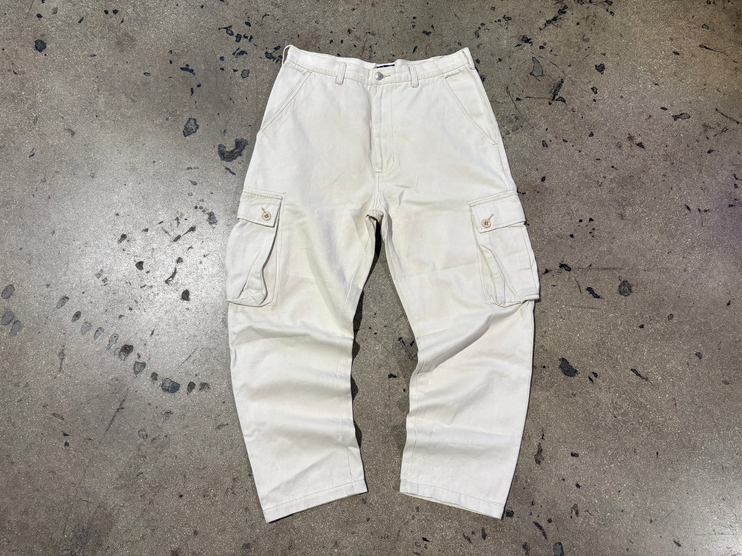 90s Stussy Cotton Cargo Pants - Brown Size 34