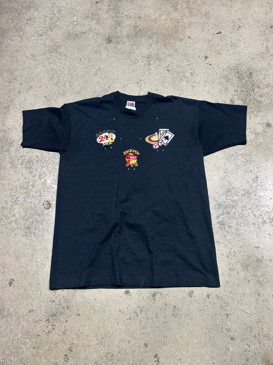 Black Jack Jackpot Tee - Black Size  XL