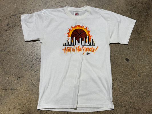 Nike Heat In The Streets Tee - White XL