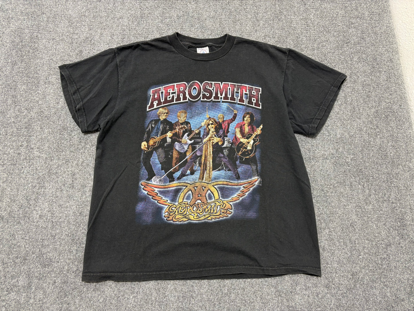 2001 Aerosmith Rap Style Tee -Black Size Large