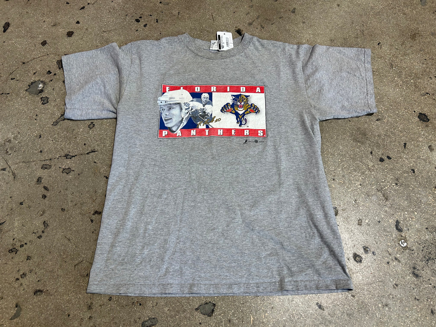 Florida Panthers Pavel Bure #10 Tee - Grey Size Large