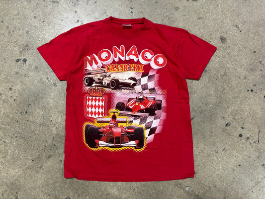 Monaco Grand Prix F1 Tee - Red Size Medium