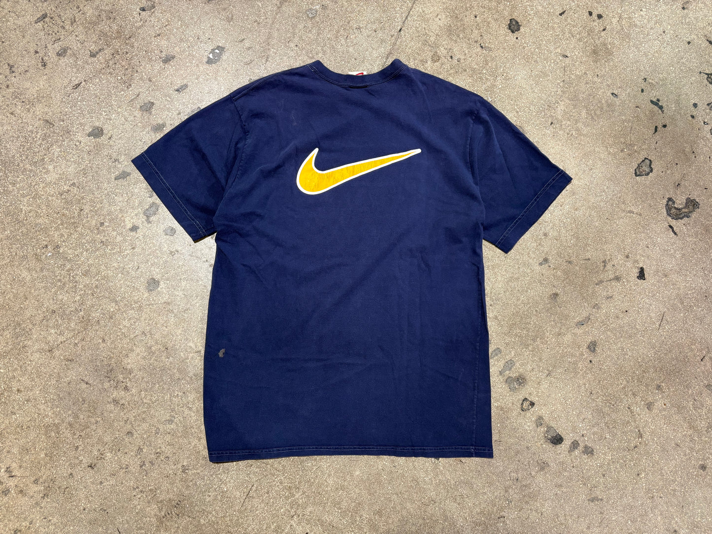 90s Nike Boca Juniors Soccer Tee - Navy Size Large