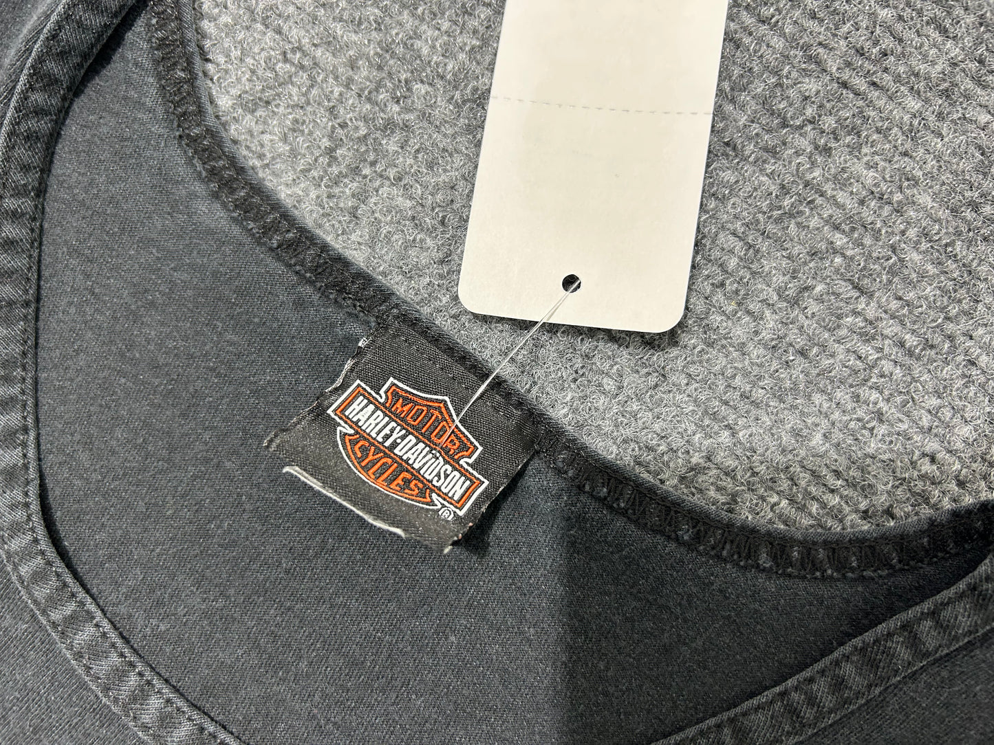 2015 Harley Davidson Skull With Helmet Tank Top - Black Size Medium