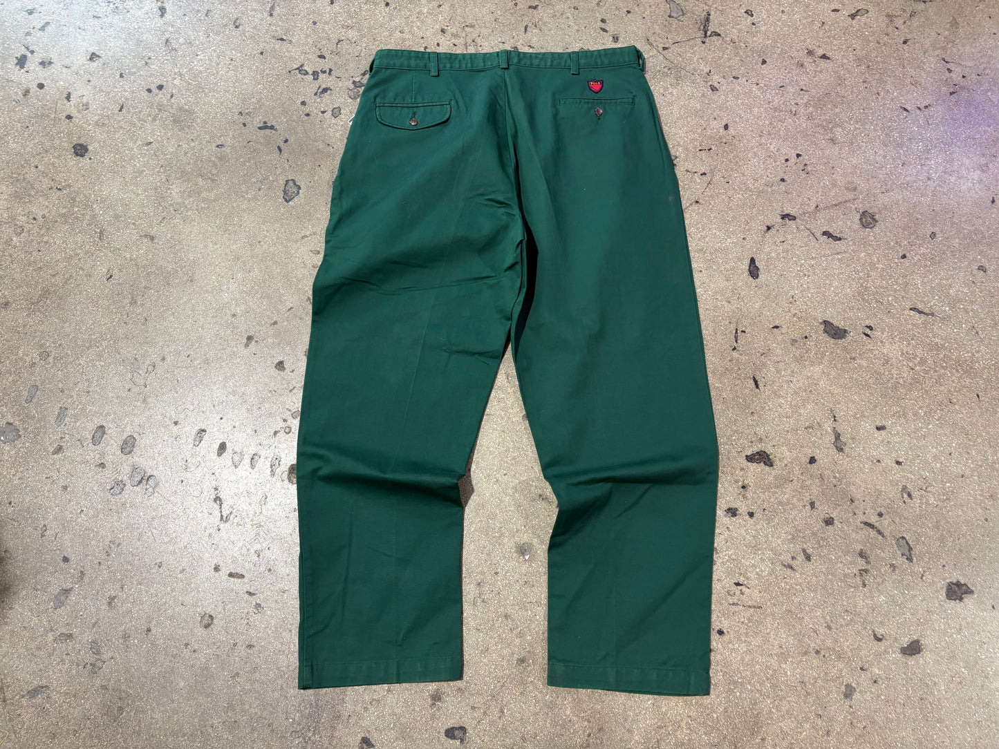 Polo Golf Chino Pants - Green Size 38 x 30