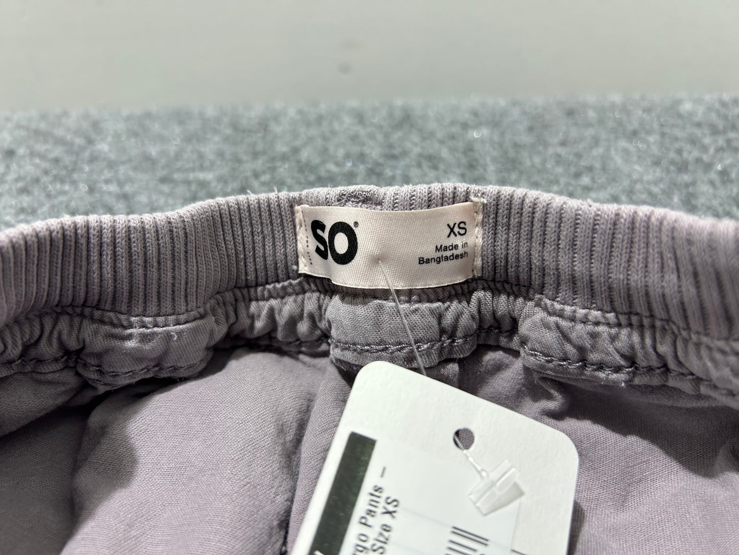 SO Baggy Cargo Pants - Faded Purple Size XS