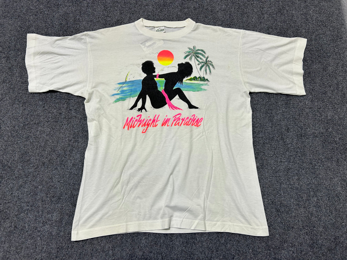Midnight In Paradise Sex Tee - White Size XL