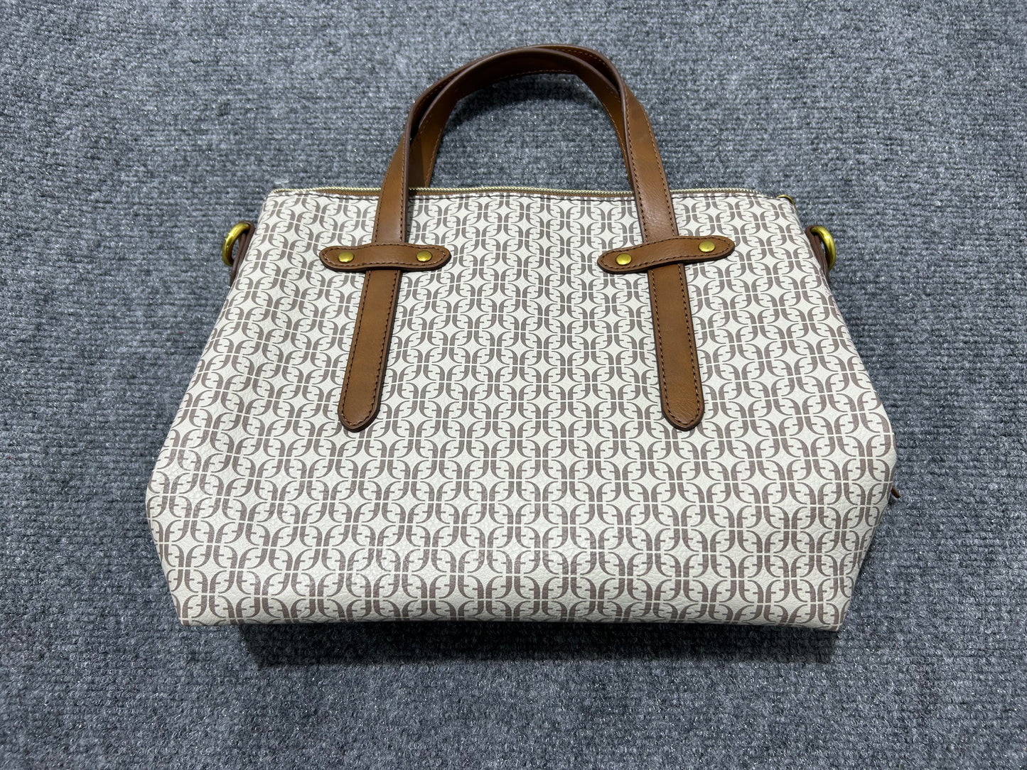 Fossil Felicity Monogram Tote Bag - Beige