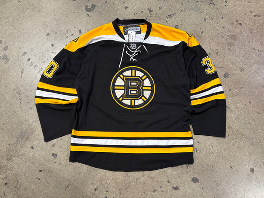 Reebok Boston Bruins Thomas #30 Authentic Jersey Size 52