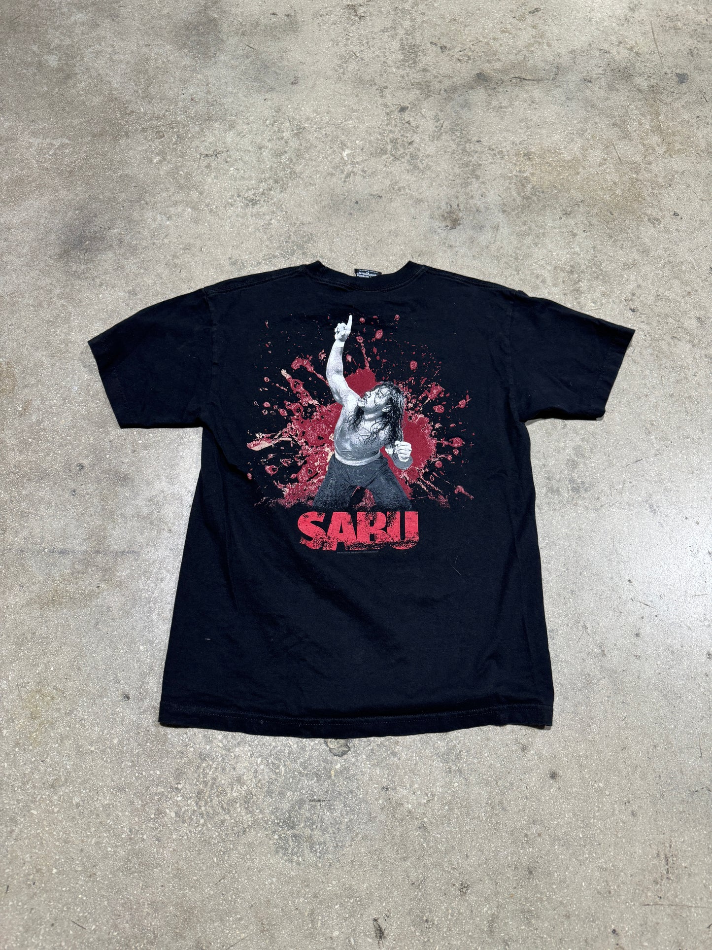 WWE Sabu Tee - Black Size Medium