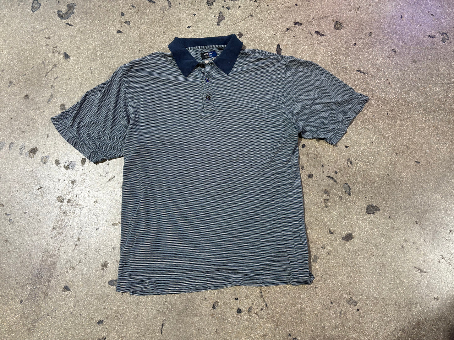 Callaway Golf Polo Shirt - Navy/Green Size XL