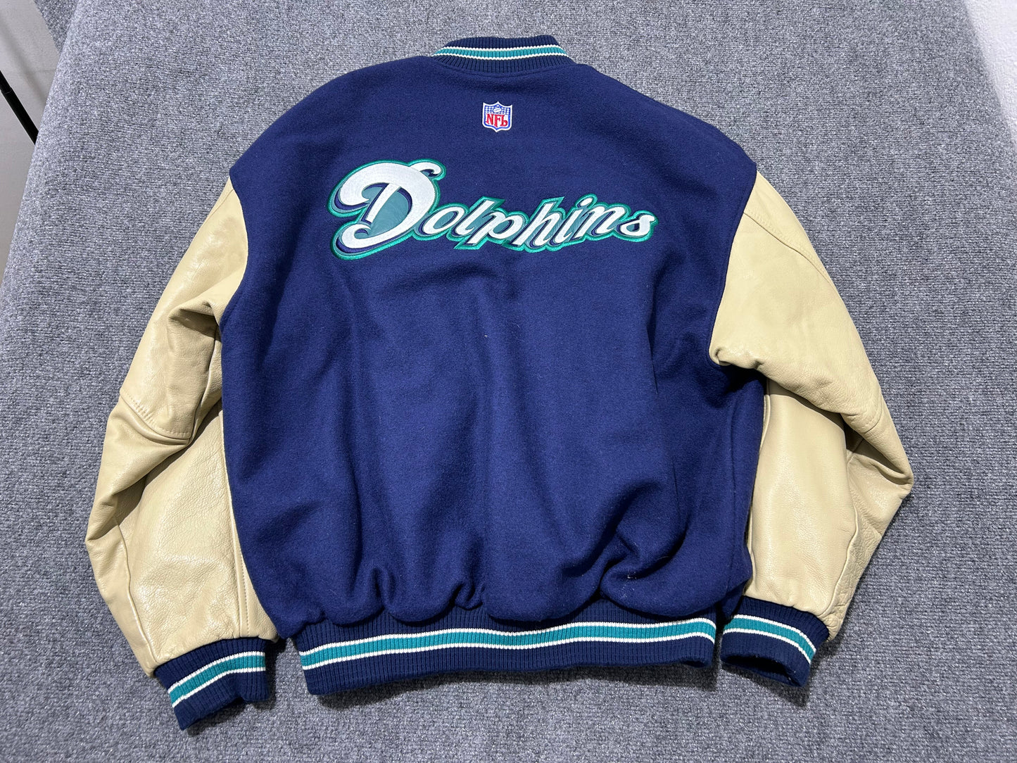 Nike Miami Dolphins Varsity Jacket - Navy Size XL