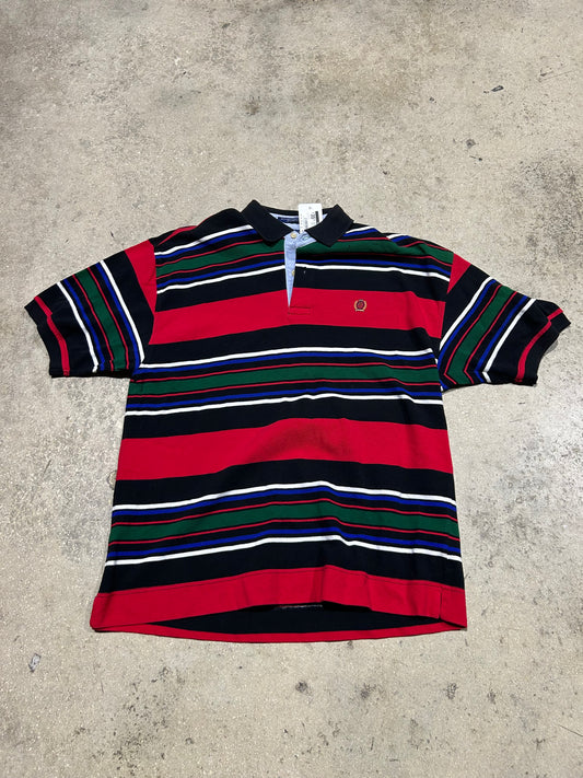 Tommy Hilfiger Striped Polo Shirt - Multicolor Size Large