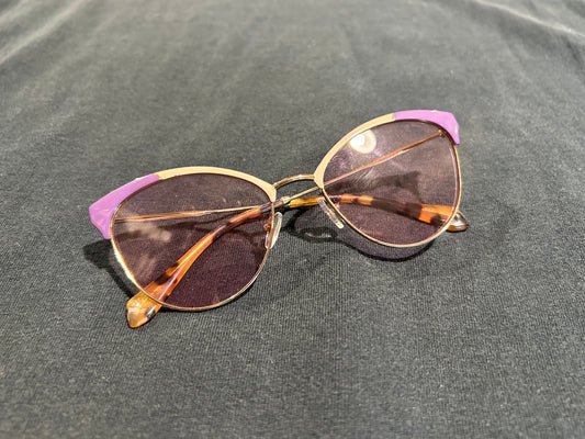 Miu Miu Cat Eye Sunglasses - Purple/Pink/Brown