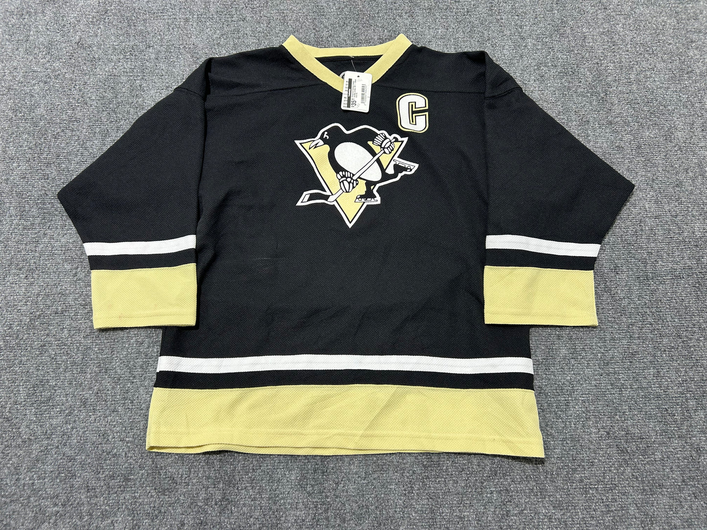Kids Penguins Sydney Crosby Hockey Jersey #87 - Black Size XL