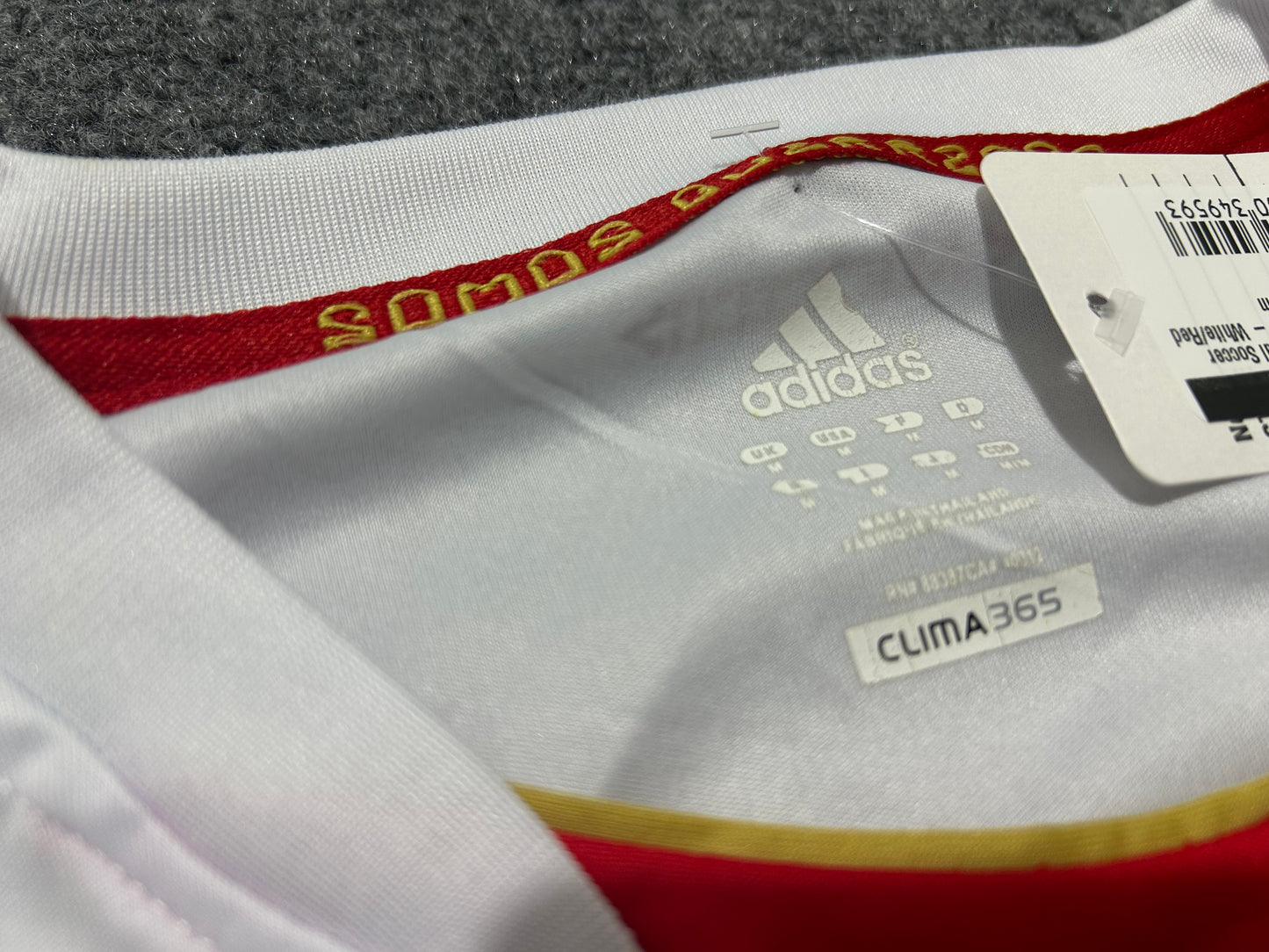 Mexico National Soccer Team Jersey - White/Red Size Medium