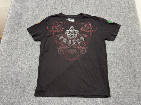 Y2K Insane Studded Tee - Black / Red Size XL