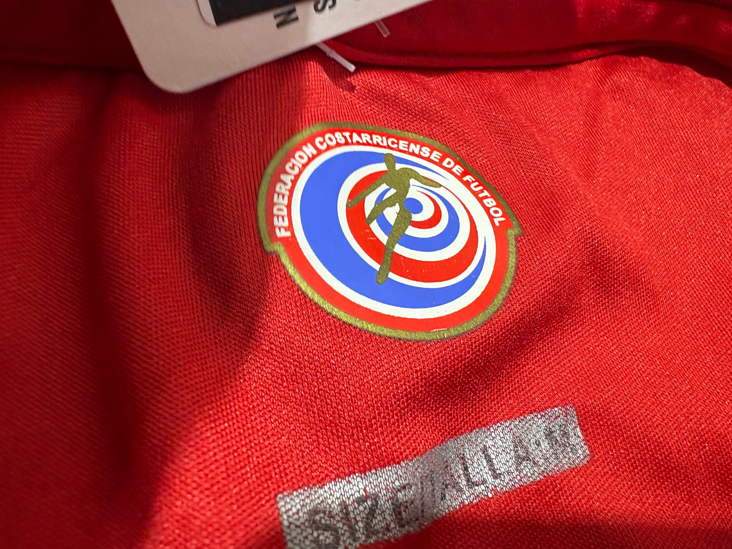 Costa Rica Long Sleeve Jersey - Red Size Medium