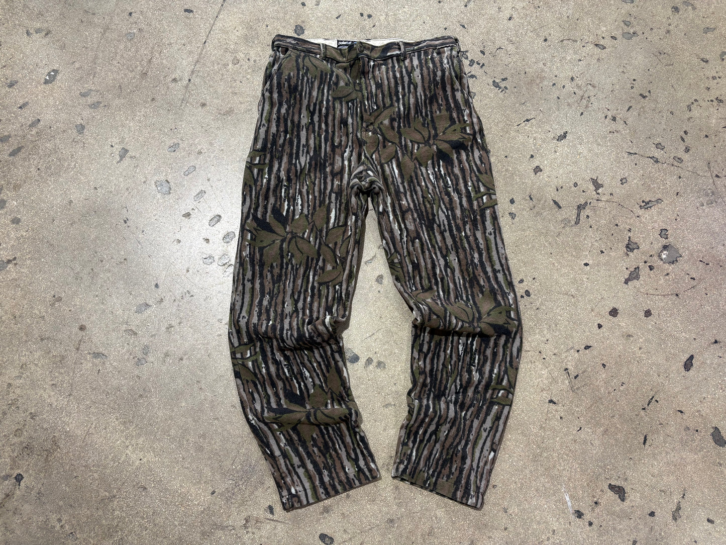 Spartan Real Tree Fleece Pants - Camo Size 36