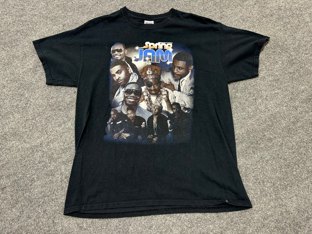 Spring Jam Rap Tee - Black Size Large