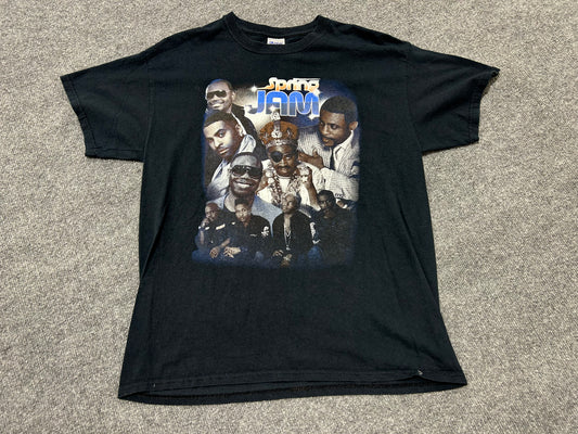 Spring Jam Rap Tee - Black Size Large