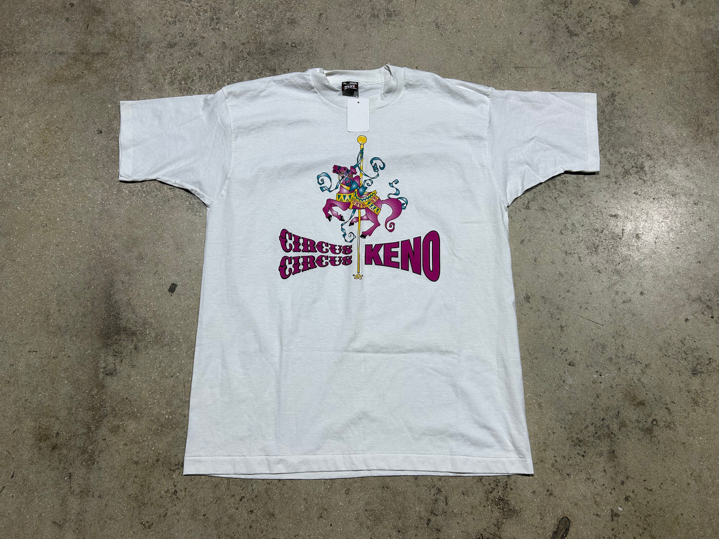 Circus Keno Tee - White Size XL