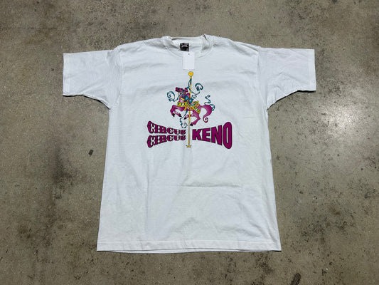 Circus Keno Tee - White Size XL