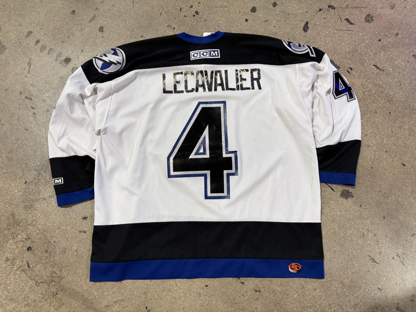 CCM Tampa Bay Lightning Lecavalier #4 Authentic Jersey Size XXL